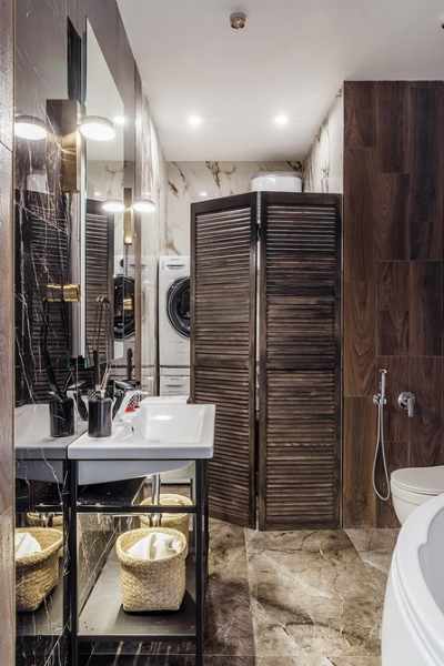 Как дизайнеры делают для себя: 5 ванных комнат из квартир профи