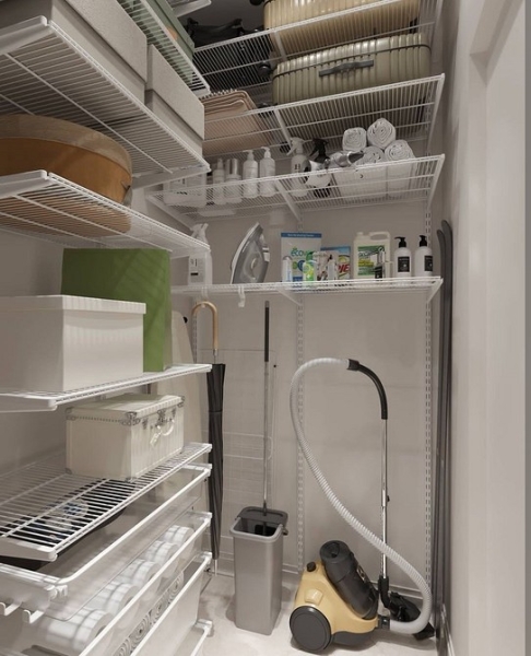 Кладовка в квартире: как сделать ее удобной, стильной и сохранить порядок (67 фото)