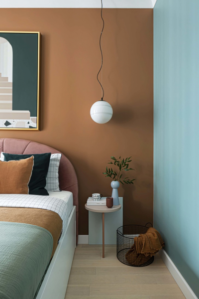 Маленькая квартира в стиле неомемфис 35 м²