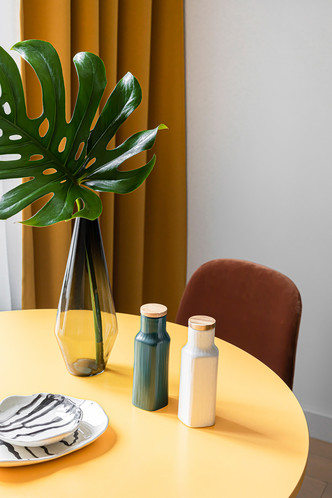 Маленькая квартира в стиле неомемфис 35 м²