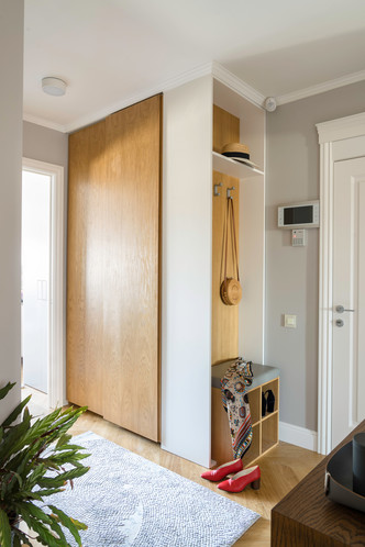 Современная квартира 75 м² для молодой девушки