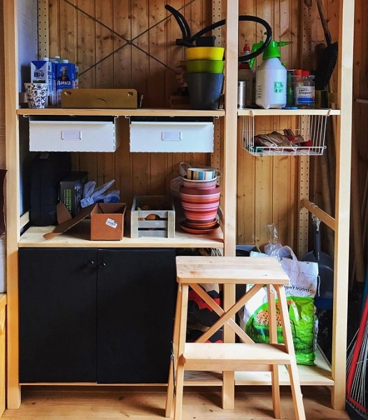 7 идей компактного хранения на даче: пригодится для уборки перед зимой