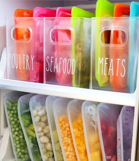 8 красивых и практичных идей для хранения в морозилке