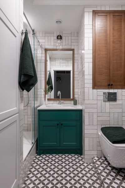 Акцентная стена в ванной: 6 потрясающих примеров от дизайнеров