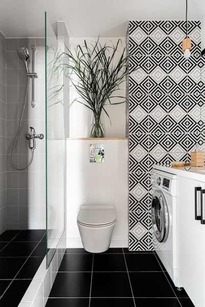 Акцентная стена в ванной: 6 потрясающих примеров от дизайнеров