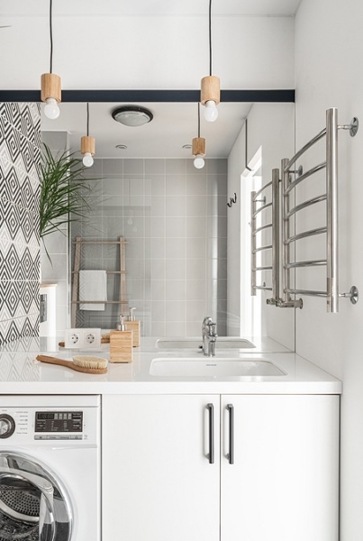 Акцентная стена в ванной: 6 потрясающих примеров от дизайнеров