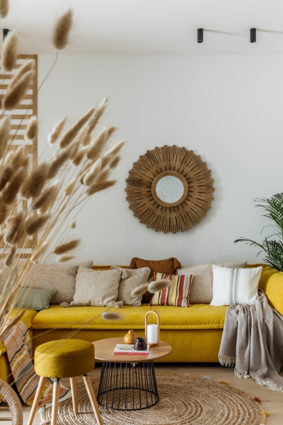 Бохо шик: квартира 59 м² для молодой девушки