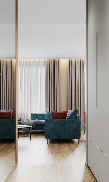 Дизайн двухкомнатной квартиры: 13 планировок «до-после» и 4 подходящих стиля (137 фото)