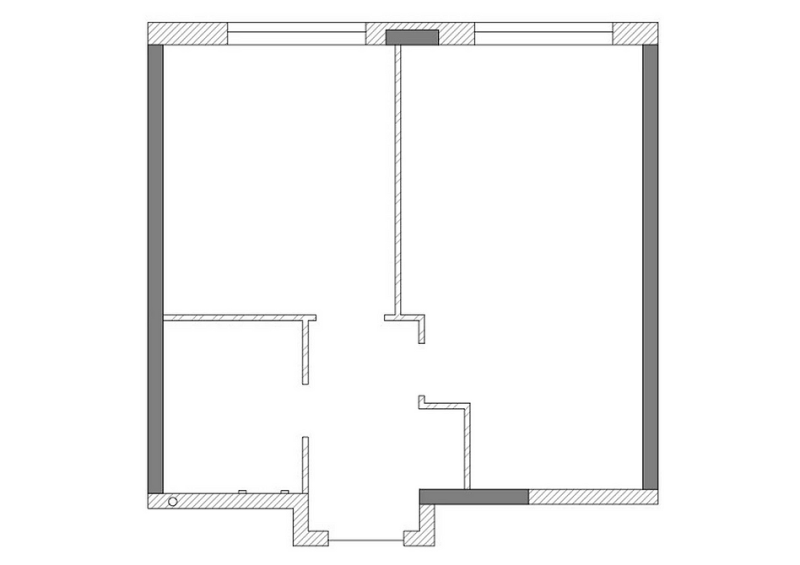 Дизайн двухкомнатной квартиры: 13 планировок «до-после» и 4 подходящих стиля (137 фото)