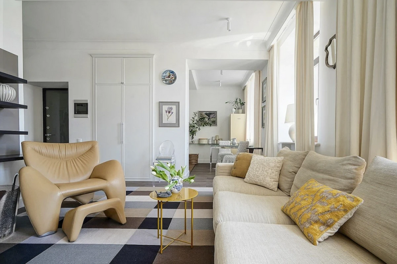 Дизайн двухкомнатной квартиры: 13 планировок «до-после» и 4 подходящих стиля (137 фото)