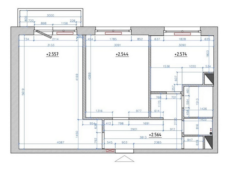 Дизайн двухкомнатной квартиры: 13 планировок «до-после» и 4 подходящих стиля (137 фото)
