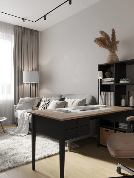 Дизайн двухкомнатной квартиры: 13 планировок «до-после» и 4 подходящих стиля (137 фото)