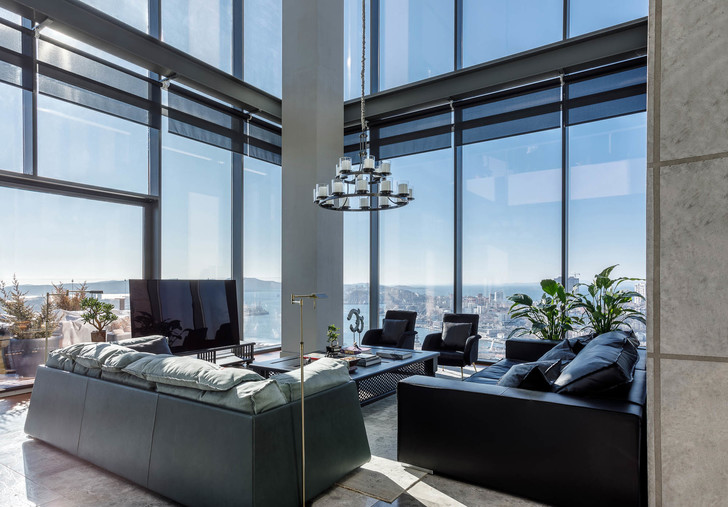 Двухуровневая квартира 470 м² с террасой во Владивостоке