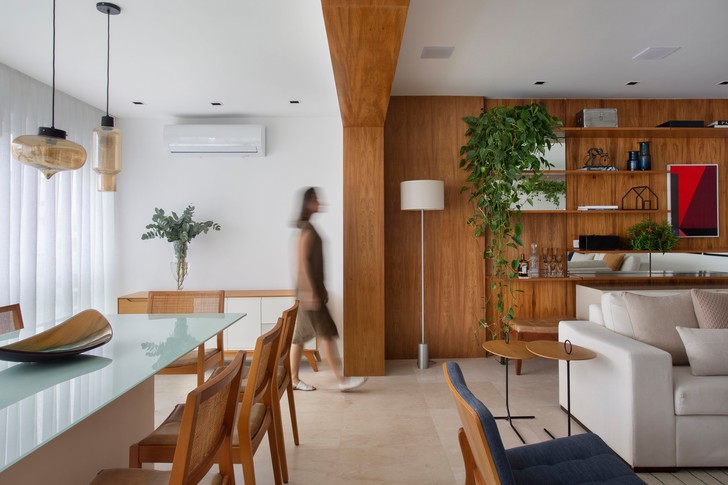 Двухуровневая квартира в Рио-де-Жанейро от A+G Arquitetura