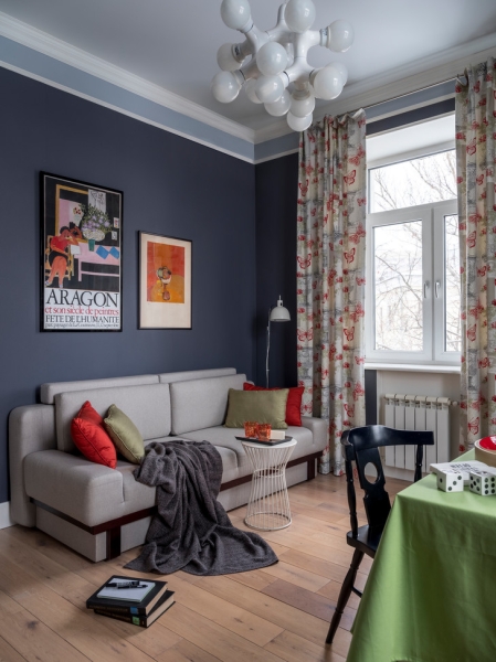 Экономим красиво: квартира 56 м² в сталинском доме