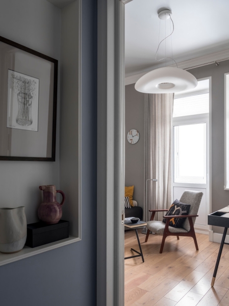 Экономим красиво: квартира 56 м² в сталинском доме