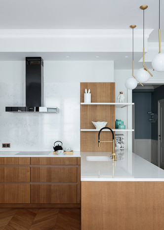 Французский минимализм: квартира 129 м² в Москве