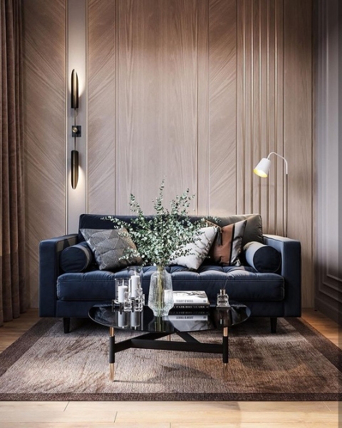 Как выглядит стильный диван на ножках: 53 модных примера