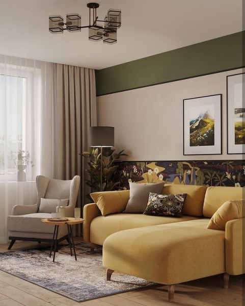 Как выглядит стильный диван на ножках: 53 модных примера