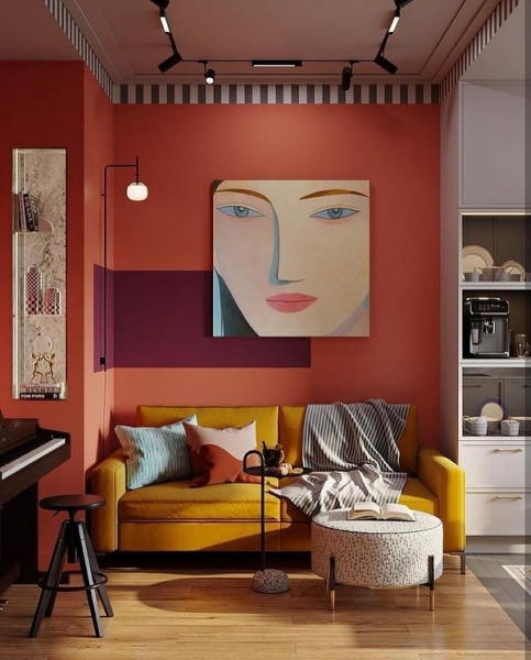 Как выглядит стильный диван на ножках: 53 модных примера