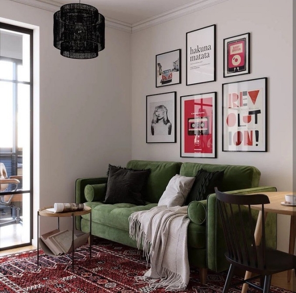 Как выглядит стильный диван на ножках: 53 модных примера