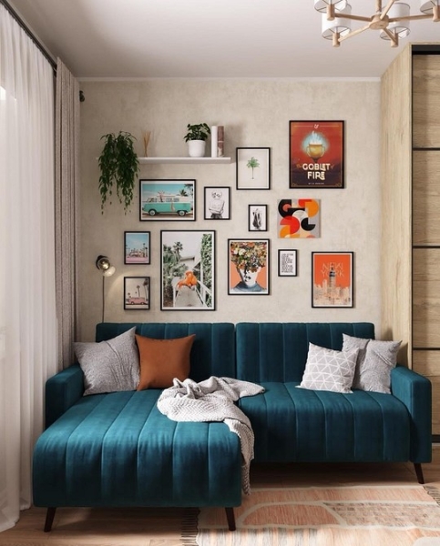 Как выглядит стильный диван на ножках: 53 модных примера