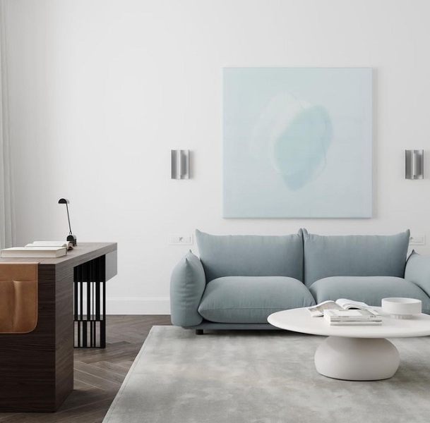 Как выглядит стильный диван на ножках: 53 модных примера