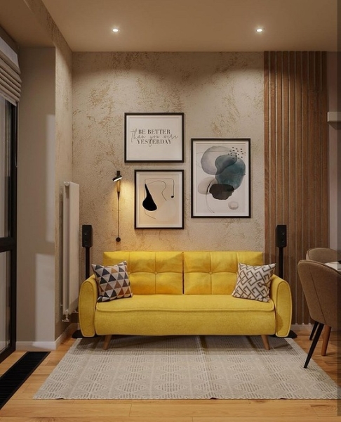 Как выглядит стильный диван на ножках: 53 модных примера