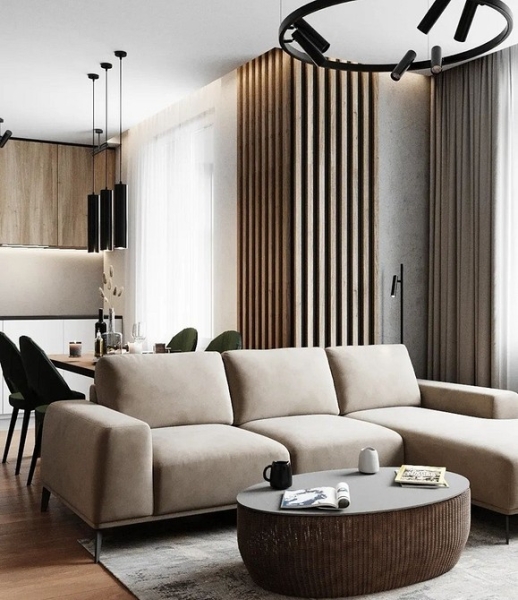 Как выглядит стильный диван на ножках: 53 модных примера