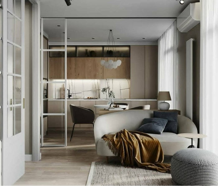 Как выглядит стильный диван на ножках: 53 модных примера