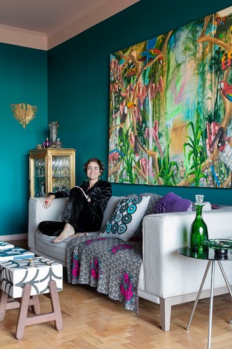 Красочная квартира с коллекцией винтажа в центре Сан-Паулу