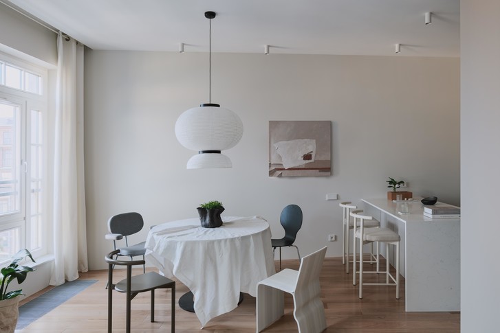 Воздушная квартира 53 м² в Санкт-Петербурге