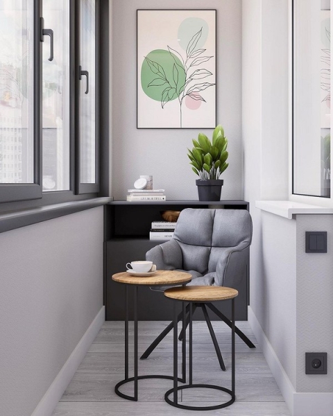 5 красивых идей хранения на балконе, которые легко реализовать