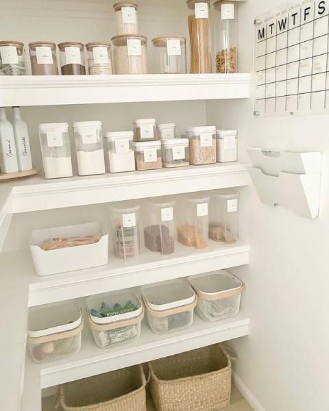 6 примеров красиво организованных кладовых