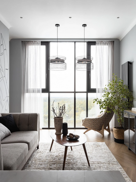 7 трендов в оформлении окна шторами