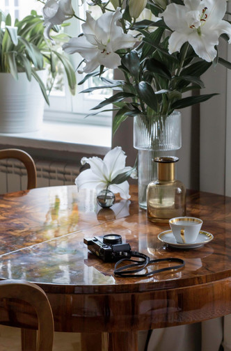 Атмосферная квартира в доме 1950-х годов в Варшаве