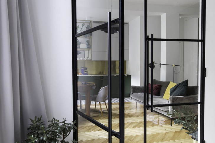 Атмосферная квартира в доме 1950-х годов в Варшаве