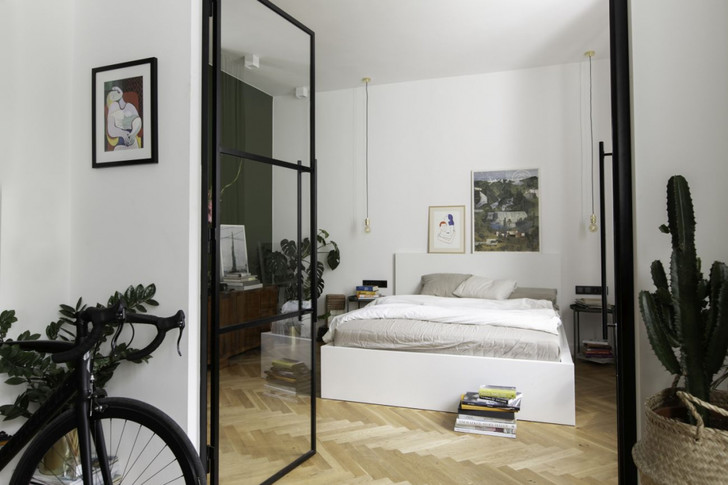 Атмосферная квартира в доме 1950-х годов в Варшаве