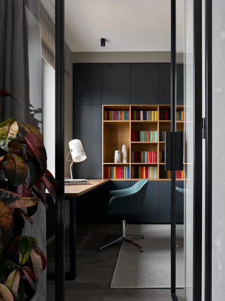 Брутальная квартира 78 м² с элементами минимализма