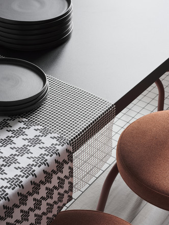 Черно-белая квартира 50 м² со спальней-трансформером в Санкт-Петербурге