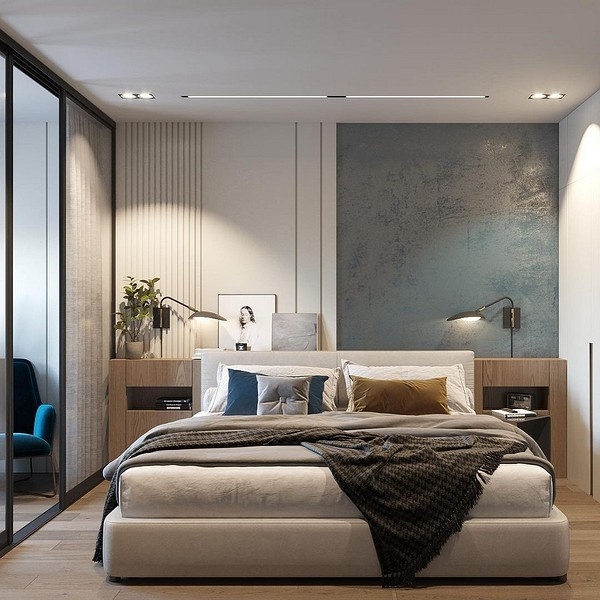 Для маленькой спальни и не только: 5 красивых примеров хранения в изголовье кровати