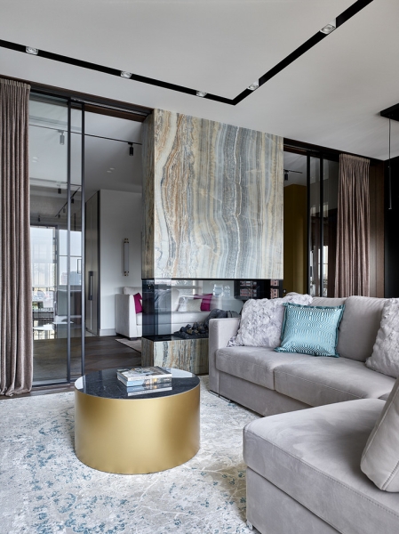 Элегантная квартира с камином в Нальчике