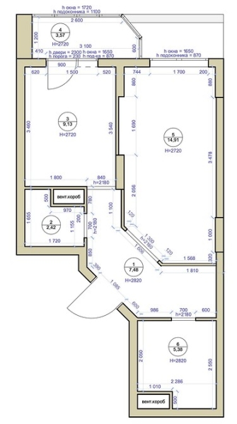 Из однушки в двушку: 5 реальных примеров от дизайнеров