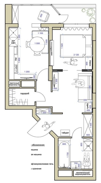 Из однушки в двушку: 5 реальных примеров от дизайнеров