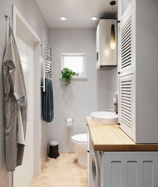 Как оформили хранение в маленьком санузле: 5 вау-примеров