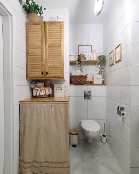 Как оформили хранение в маленьком санузле: 5 вау-примеров