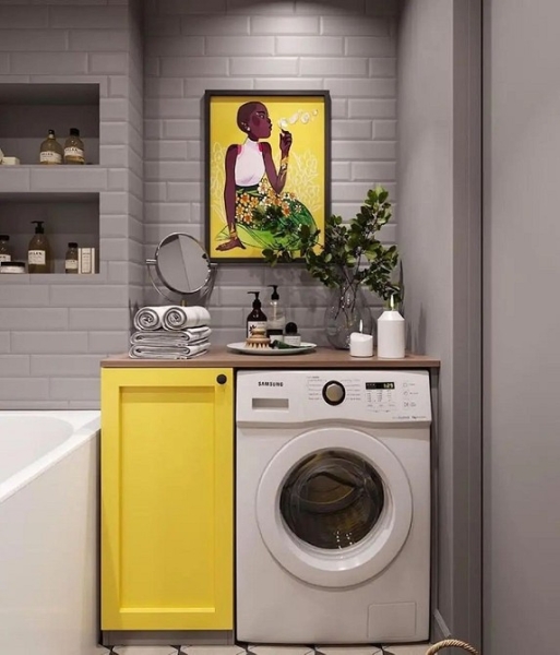 Как оформили хранение в маленьком санузле: 5 вау-примеров