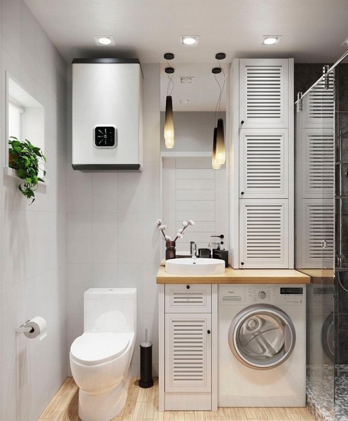 Как оформили хранение в маленьком санузле: 5 вау-примеров