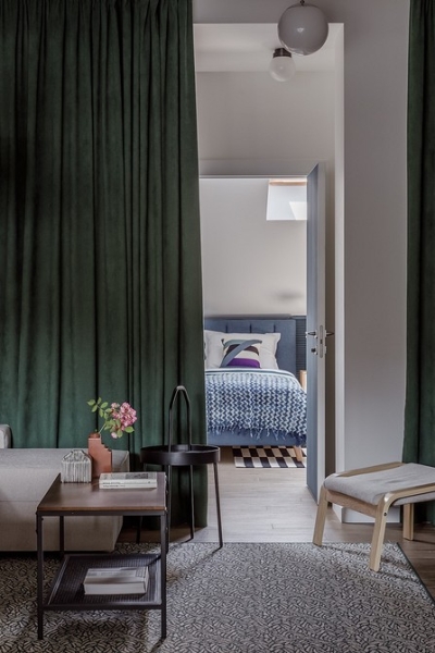 Как оформить интерьер для отдыха семьи с 5-ю детьми: реальный пример апартаментов в Адлере