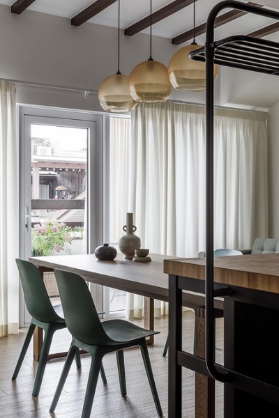 Как оформить интерьер для отдыха семьи с 5-ю детьми: реальный пример апартаментов в Адлере